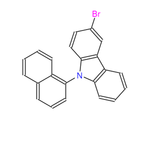 3-溴-N-(1-萘基)咔唑,3-Bromo-9-(naphthalen-1-yl)-9H-carbazole