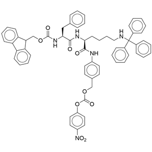 Fmoc-Phe-Lys(Trt)-PAB-PNP