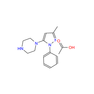 1-(3-甲基-1-苯基-1H-吡唑-5-基)哌嗪单乙酸盐