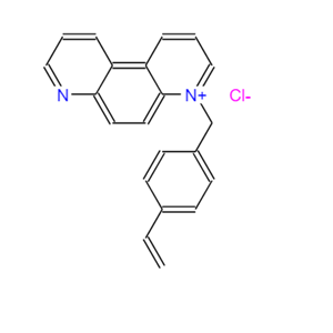 4-[(4-乙烯基苯基)甲基]-4,7-菲咯啉氯化物(1:1),4-[(4-ethenylphenyl)methyl]- 4,7-phenanthrolinium chloride (1:1)