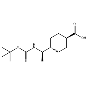 反式-4-[(R)-1-[(叔丁氧基羰基)氨基]乙基]环己烷羧酸