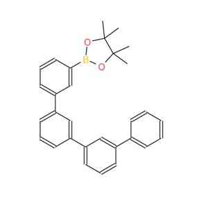2-[1,1′:3′,1′′:3′′,1′′′-四联苯]-3-基-硼酸频哪醇酯,1,3,2-Dioxaborolane, 4,4,5,5-tetramethyl-2-[1,1