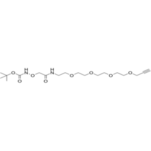Boc-aminooxy-amide-PEG4-propargyl,Boc-aminooxy-amide-PEG4-propargyl