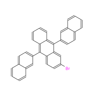 2-溴-9,10-双(2-萘基)蒽
