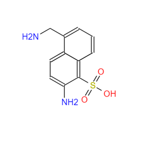 2-氨基-5-(氨基甲基)-1-萘磺酸 52084-84-1