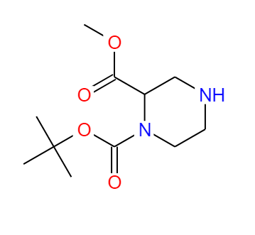 N-1-Boc-2-哌嗪甲酸甲酯,N-Boc-piperazine-2-carboxylic acid methyl ester