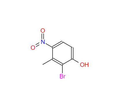 2-溴-3-甲基-4-硝基苯酚,2-Bromo-3-methyl-4-nitrophenol