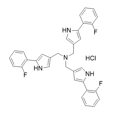 沃诺拉赞杂质52,tris((5-(2-fluorophenyl)-1H-pyrrol-3-yl)methyl)amine hydrochloride