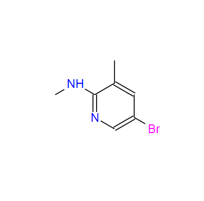 奥泽沙星中间体B,5-BroMo-3-Methyl-2-(MethylaMino)pyridine