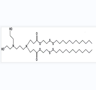 bis(2-(dodecyldisulfanyl)ethyl) 3,3'-((3-(bis(2-hydroxyethyl)amino)propyl)azanediyl)dipropanoate