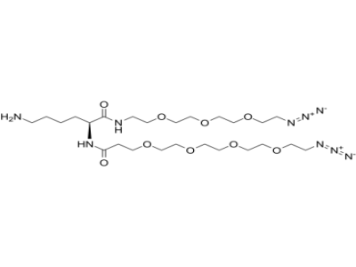 NH2-C5-PEG4-N3-L-Lysine-PEG3-N3,NH2-C5-PEG4-N3-L-Lysine-PEG3-N3