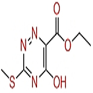 5-羟基-3-(甲硫基)-1,2,4 -三嗪-6- 羧酸乙酯,Ethyl 5-hydroxy-3-(methylthio)-1,2,4-triazine-6-carboxylate