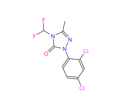 氯苯并三唑啉酮,2-(2,4-Dichlorophenyl)-4-(difluoromethyl)-2,4-dihydro-5-methyl-3H-1,2,4-triazol-3-one