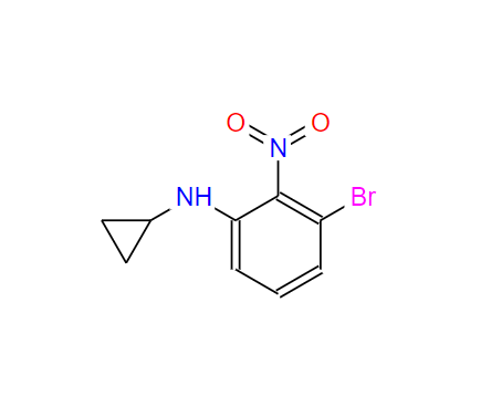 3-溴-N-环丙基-2-硝基苯胺,3-Bromo-N-cyclopropyl-2-nitroaniline