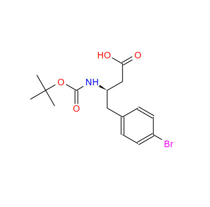 BOC-(R)-3-氨基-4-(4-溴苯基)-丁酸,BOC-(R)-3-AMINO-4-(4-BROMO-PHENYL)-BUTYRIC ACID