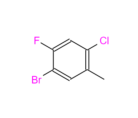 2-氯-4-氟-5-溴甲苯,1-Bromo-4-chloro-2-fluoro-5-methylbenzene