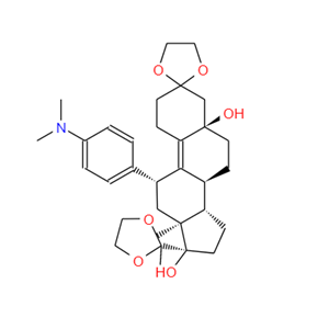 (5A,11B)-11-[4-(二甲基氨基)苯基]-5,17-二羟基-19-去甲基雄甾-91,2