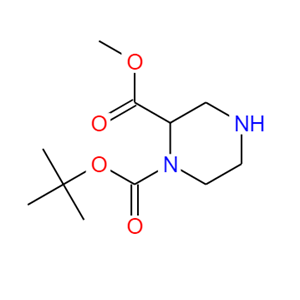 N-1-Boc-2-哌嗪甲酸甲酯 129799-15-1