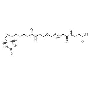 Biotin-PEG-CHO，Biotin-PEG-aldehyde，生物素-聚乙二醇-醛基
