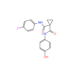 环丙烷-1,1-二甲酸 N-(4-氟苯基)酰胺 N'-(4-羟基苯基)酰胺
