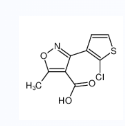 3-(2-氯-3-噻吩基)-5-甲基异恶唑-4-羧酸,3-(2-chloro-3-thienyl)-5-methylisoxazole-4-carboxylic acid