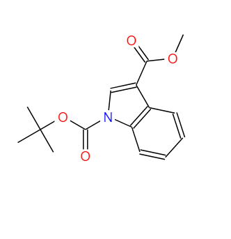 3-甲基-1H-吲哚-1,3-二羧酸-1-叔丁酯,1-tert-Butyl3-methyl1H-indole-1,3-dicarboxylate