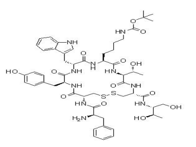 [Tyr3,Lys5(Boc)]octreotide acetate,[Tyr3,Lys5(Boc)]octreotide acetate