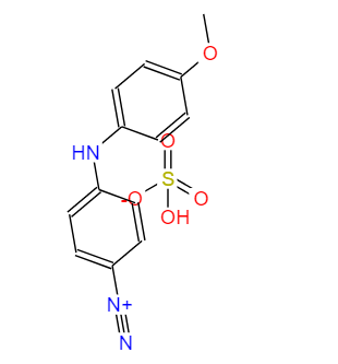 4-重氮基-4`-甲氧基二苯胺硫酸盐,4-(4-Methoxyphenylamino)benzenediazoniumhydrogensulfate