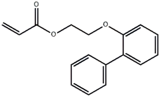 邻苯基苯氧乙基丙烯酸酯,2-Propenoic acid 2-([1,1'-biphenyl]-2-yloxy)ethyl ester