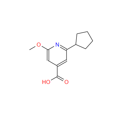 2-環(huán)戊基-6-甲氧基異煙酸,2-cyclopentyl-6-methoxyisonicotinic acid