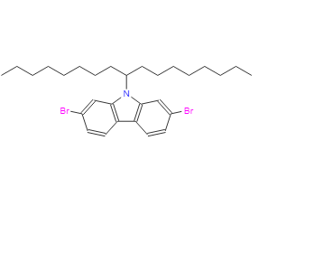 2,7-二溴-9-(1-辛基壬基)-9H-咔唑,2,7-Dibromo-9-(1-octylnonyl)-9H-carbazole