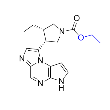 乌帕替尼杂质13,ethyl (3S,4R)-3-ethyl-4-(3H-imidazo[1,2-a]pyrrolo[2,3-e]pyrazin-8-yl)pyrrolidine-1-carboxylate
