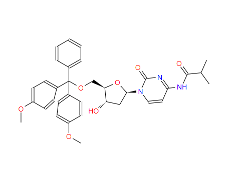 5'-O-(二甲氧基三苯甲基)-N-異丁?；?2'-脫氧胞苷,5'-O-DMT-ibu-dC