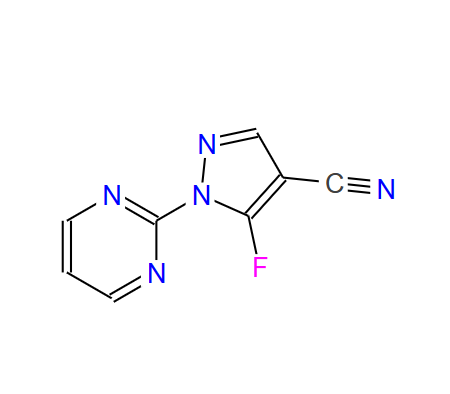 5-氟-1-(2-嘧啶基)-1H-吡唑-4-甲腈,5-fluoro-1-(pyrimidin-2-yl)-1H-pyrazole-4-carbonitrile