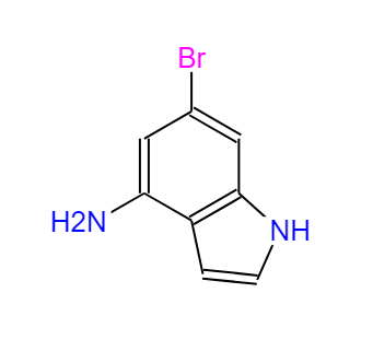 6-溴-4氨基吲哚,6-Bromo-1H-indol-4-amine