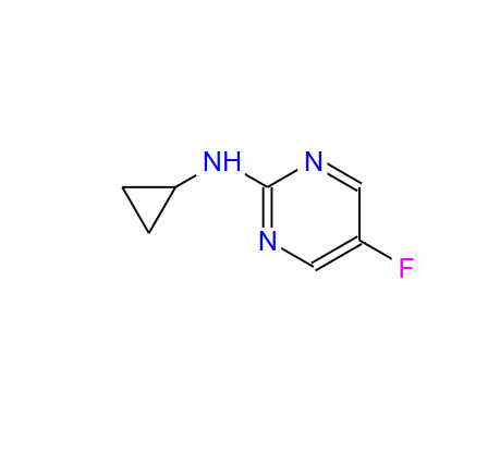 N-环丙基-5-氟-2-嘧啶胺,Cyclopropyl-(5-fluoro-pyrimidin-2-yl)-amine