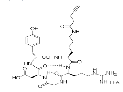 Pentynoic cyclic RGDyK,Pentynoic cyclic RGDyK