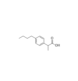 布洛芬雜質B,2-(4-butylphenyl)propanoic acid