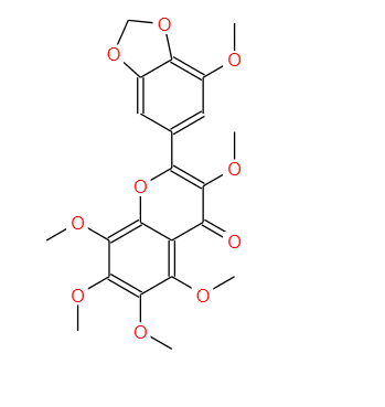 3,3′,5,6,7,8-六甲氧基-4',5'-亚甲二氧基黄酮,3,5,6,7,8,3'-Hexamethoxy- 4',5'-methylenedioxyflavone