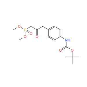 叔丁基(4-(3-(二甲氧基磷酰基)-2-氧代丙基)苯基氨基甲酸酯 494224-44-1