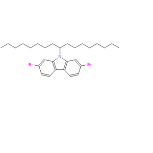 2,7-二溴-9-(1-辛基壬基)-9H-咔唑 955964-73-5