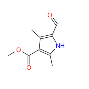 5-醛基-2, 4-二甲基-1H-吡咯-3-甲酸甲酯,METHYL 5-FORMYL-2,4-DIMETHYL-1H-PYRROLE-3-CARBOXYLAT