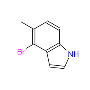 4-溴-5-甲基-吲哚,4-Bromo-5-methyl-1H-indole