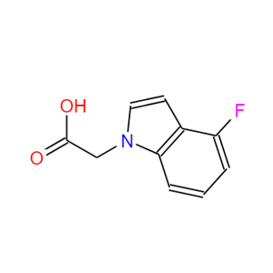 (4-氟-吲哚-1-基)-乙酸,2-(4-Fluoro-1H-indol-1-yl)acetic acid