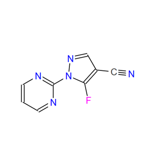 5-氟-1-(2-嘧啶基)-1H-吡唑-4-甲腈,5-fluoro-1-(pyrimidin-2-yl)-1H-pyrazole-4-carbonitrile