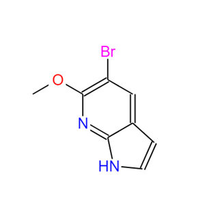 5-溴-6-甲氧基-7-氮杂-吲哚,5-Bromo-6-methoxy-1H-pyrrolo[2,3-b]pyridine