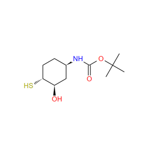 来法莫林中间体,tert-butyl ((1R,3R,4R)-3-hydroxy-4-mercaptocyclohexyl)carbamate