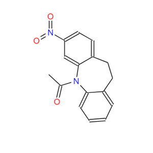 1-(3-硝基-10,11-二氢-5H-二苯并[b,f]氮杂卓-5-基)乙酮