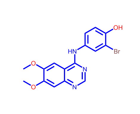 2-溴-4-(6,7-二甲氧基喹唑啉-4-基氨基)苯酚,JAK3 Inhibitor
