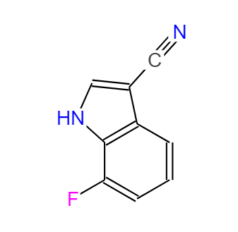 7-氟吲哚-3-甲腈,7-Fluoro-1H-indole-3-carbonitrile